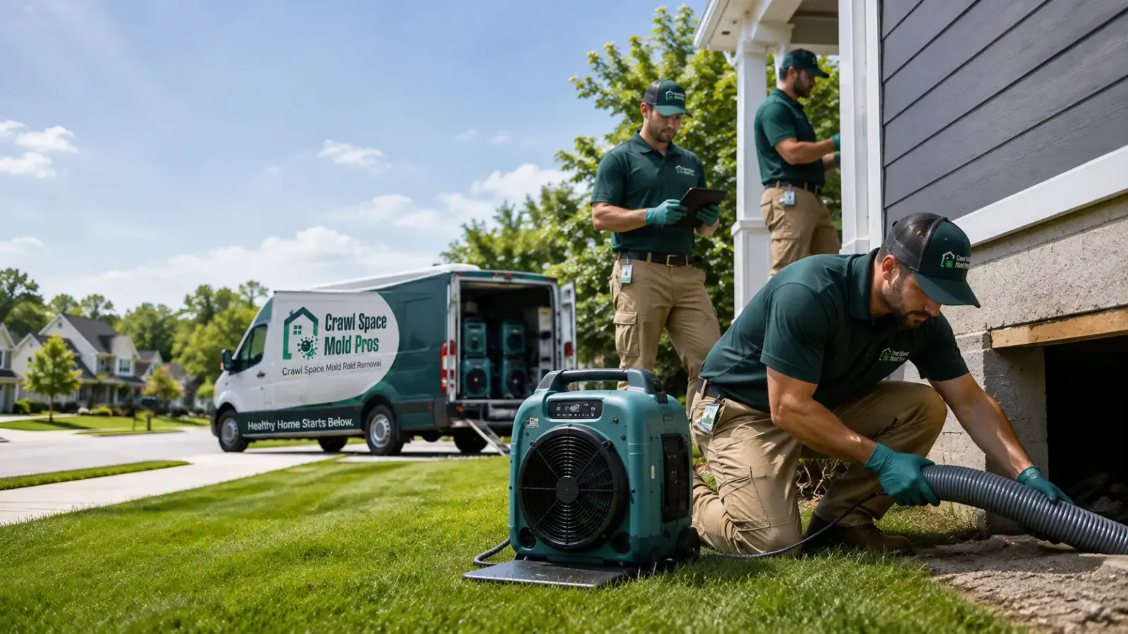 Crawl Space Mold Removal in Montezuma, IA